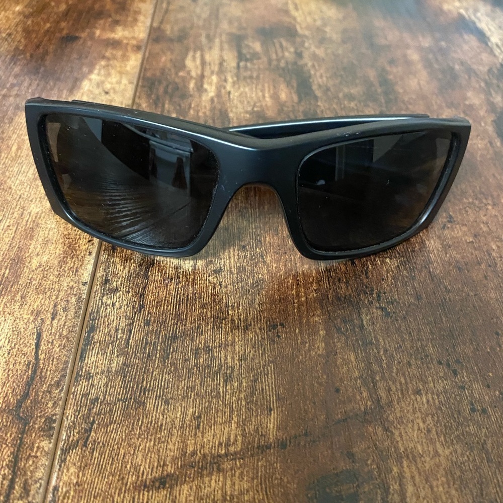 Thin line blue Oakley sunglasses fuel cell